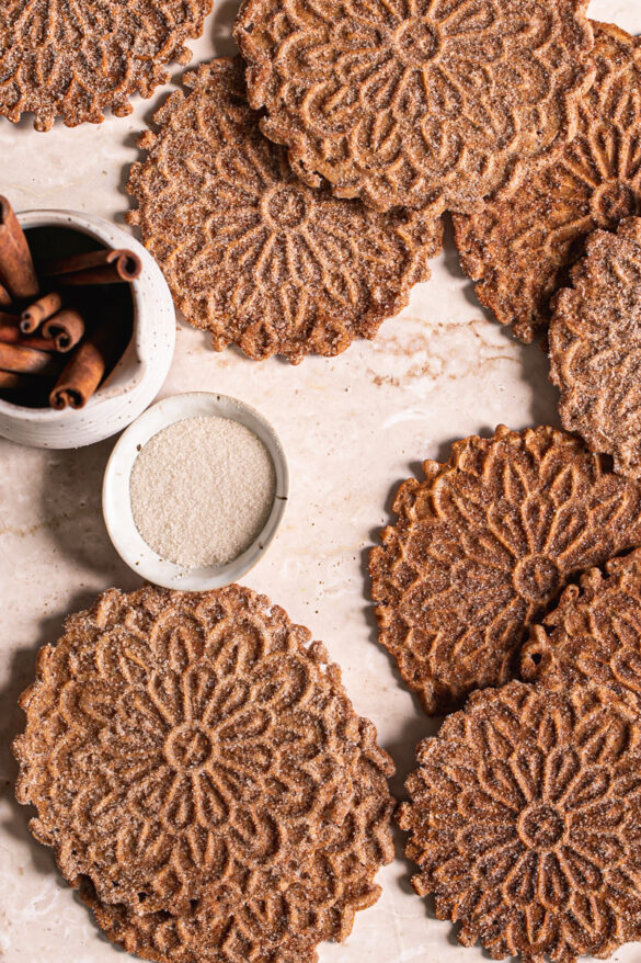 Cinnamon Sugar Pizzelles Healthy Little Vittles
