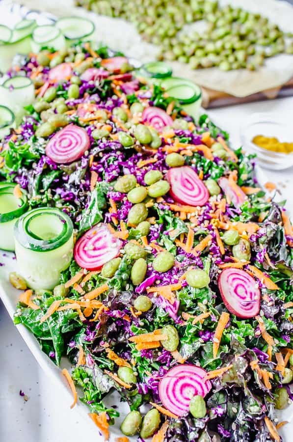 curried kale salad