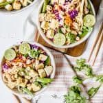 20 minute Sriracha Peanut Pad Thai