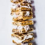 Chocolate Chip Waffle Ice Cream Sandwiches