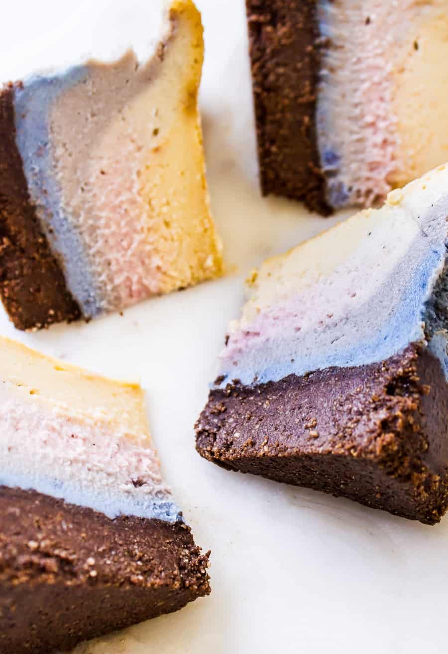 unicorn superfood cheesecake