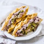 Cranberry and Brussels sweet potato waffle sandwiches