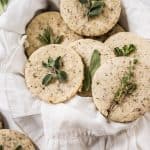 Savory Shortbread Herb Biscuits
