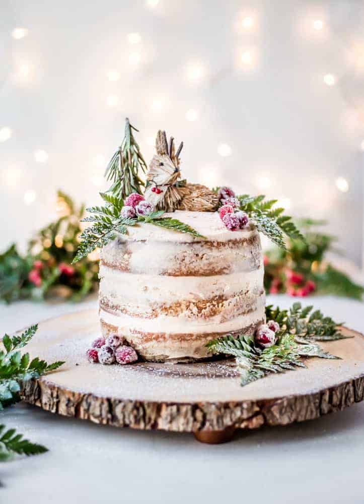 Gingerbread Cake with Cinnamon Frosting