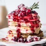 Holiday Nog Protein Pancakes