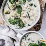 Spinach Artichoke Gnocchi Soup