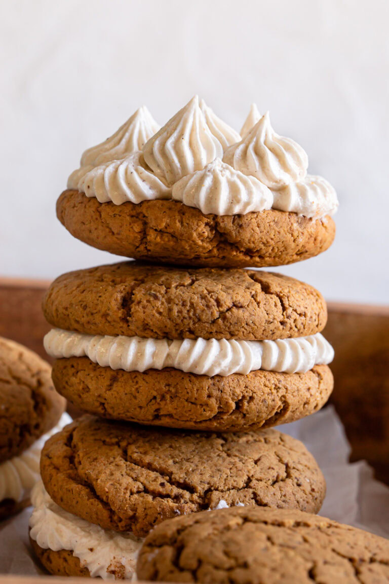 Gingerbread Cream Sandwich Cookies