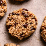 a close up of baked Quinoa Chocolate Chip Cookies