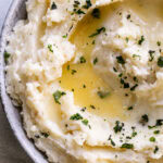 a bowl of Dairy-Free Mashed Potatoes
