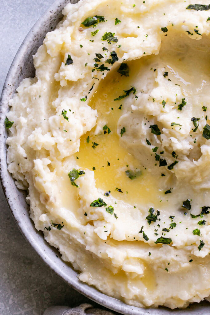 a bowl of Dairy-Free Mashed Potatoes