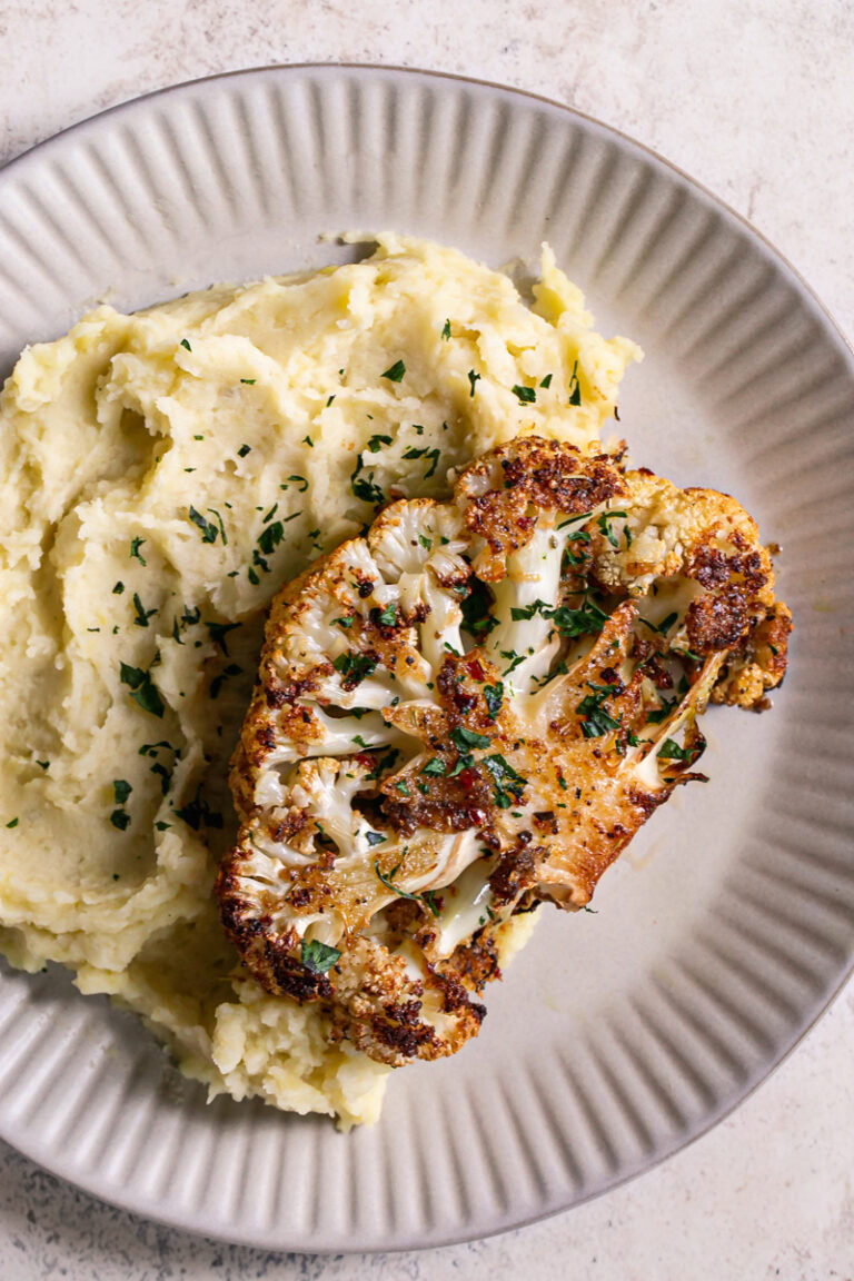 Kick’n Chick’n Roasted Cauliflower Steak
