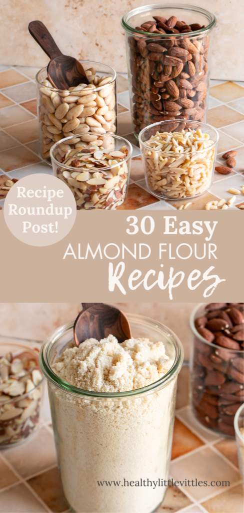 30 easy almond flour recipes pinterest graphic.