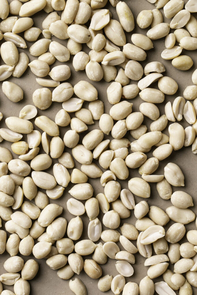 raw peanuts.
