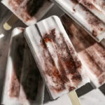 Strawberry Beet Chia Seed Jam Coconut Milk Popsicles.