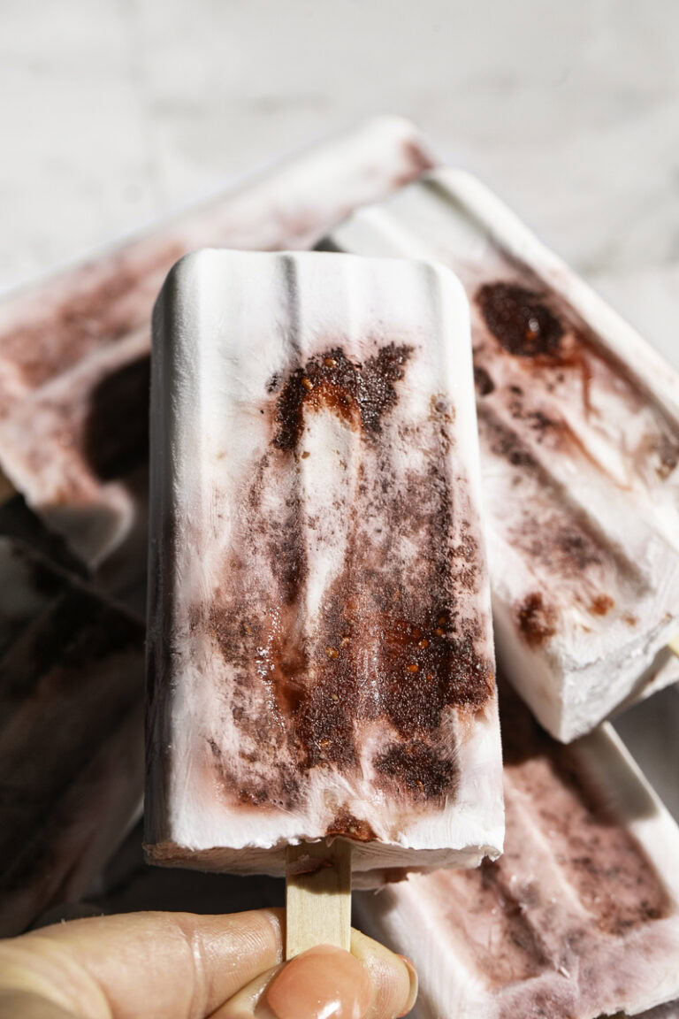 Strawberry Beet Chia Seed Jam Coconut Milk Popsicles - Healthy Little ...