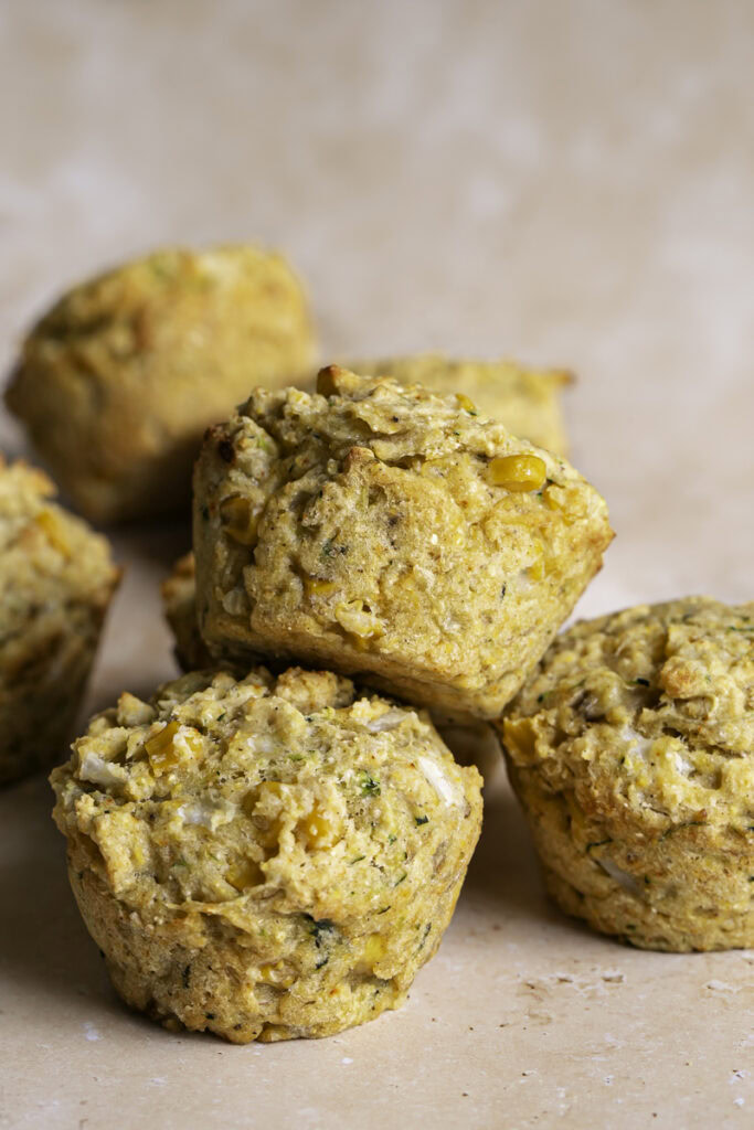 zucchini cornbread muffins.