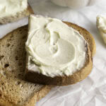 vegan butter spread on toast.