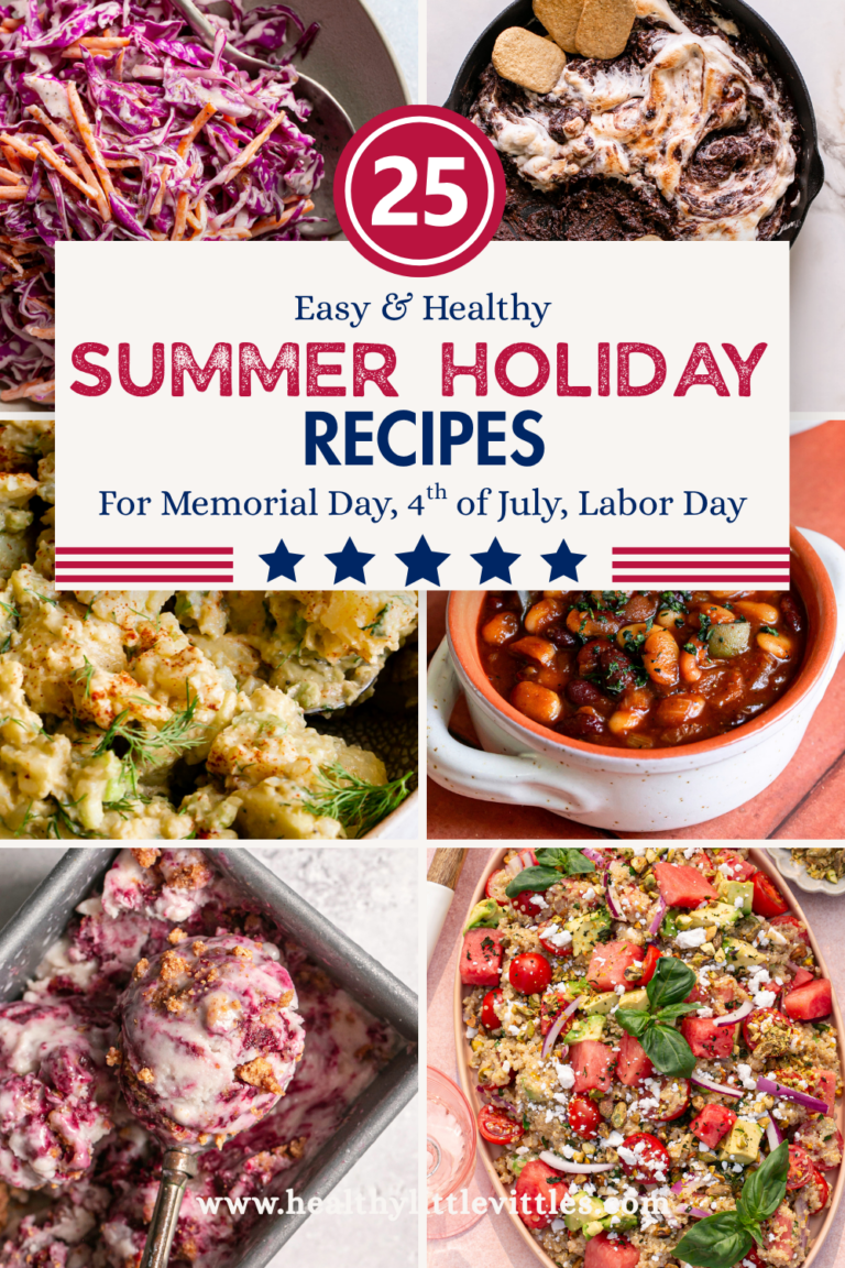 25+ Easy Healthy Summer Recipes for Memorial Day, 4th of July & Labor Day