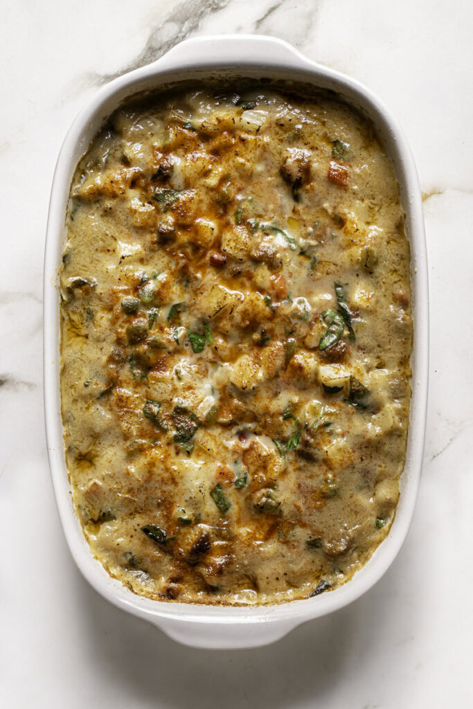 the baked potato hashbrown breakfast casserole.